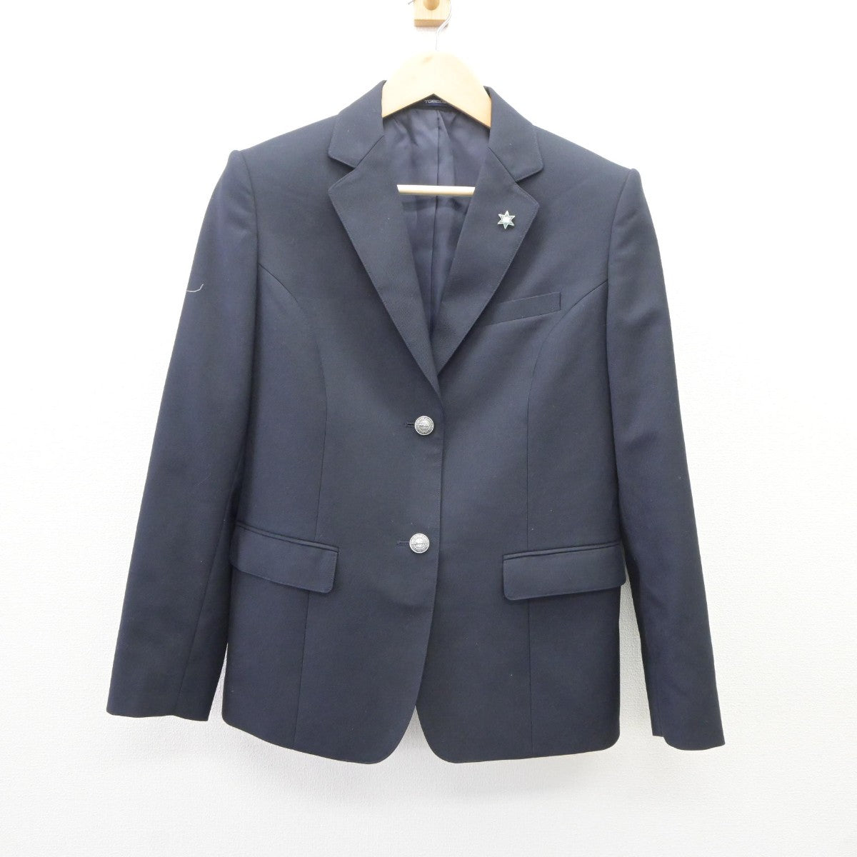 【中古】大阪府 府立住吉高等学校 女子制服 3点（ブレザー・スカート）sf035261