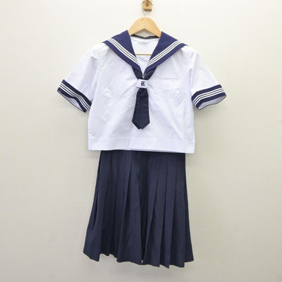 【中古】東京都 葛美中学校 女子制服 3点（セーラー服・スカート）sf035266