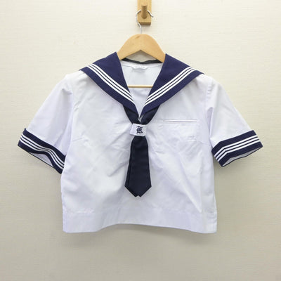 【中古】東京都 葛美中学校 女子制服 3点（セーラー服・スカート）sf035266