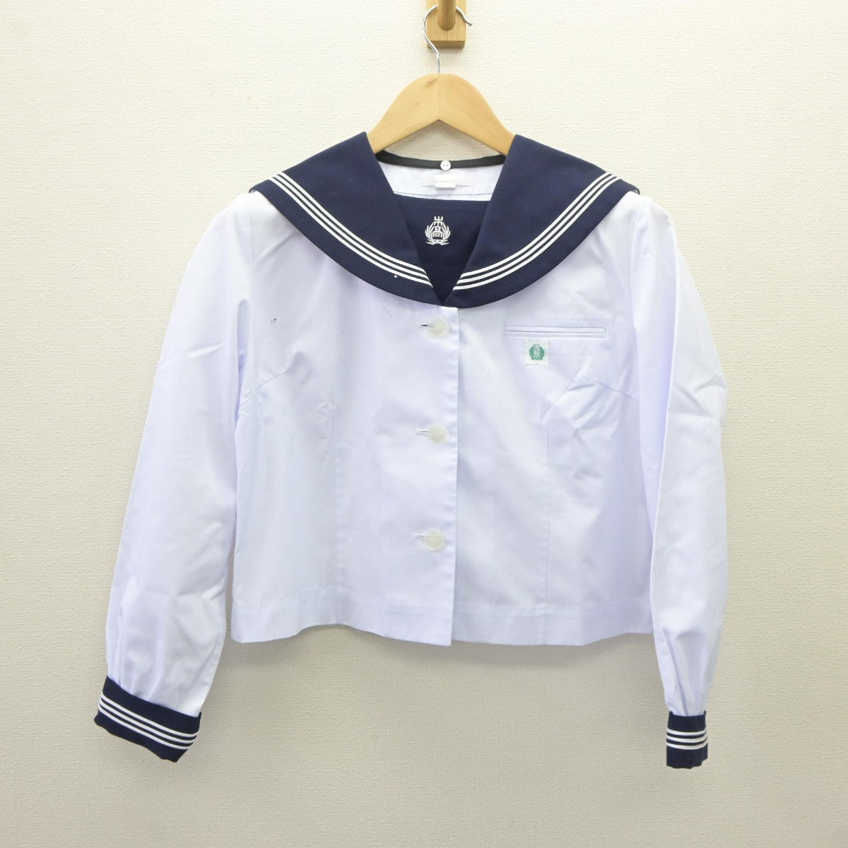 【中古】千葉県 木更津高等学校 女子制服 2点（セーラー服・セーラー服）sf035279