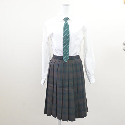 【中古】千葉県 国府台女子学院高等部 女子制服 5点（ブレザー・ニットベスト・シャツ・スカート）sf035280