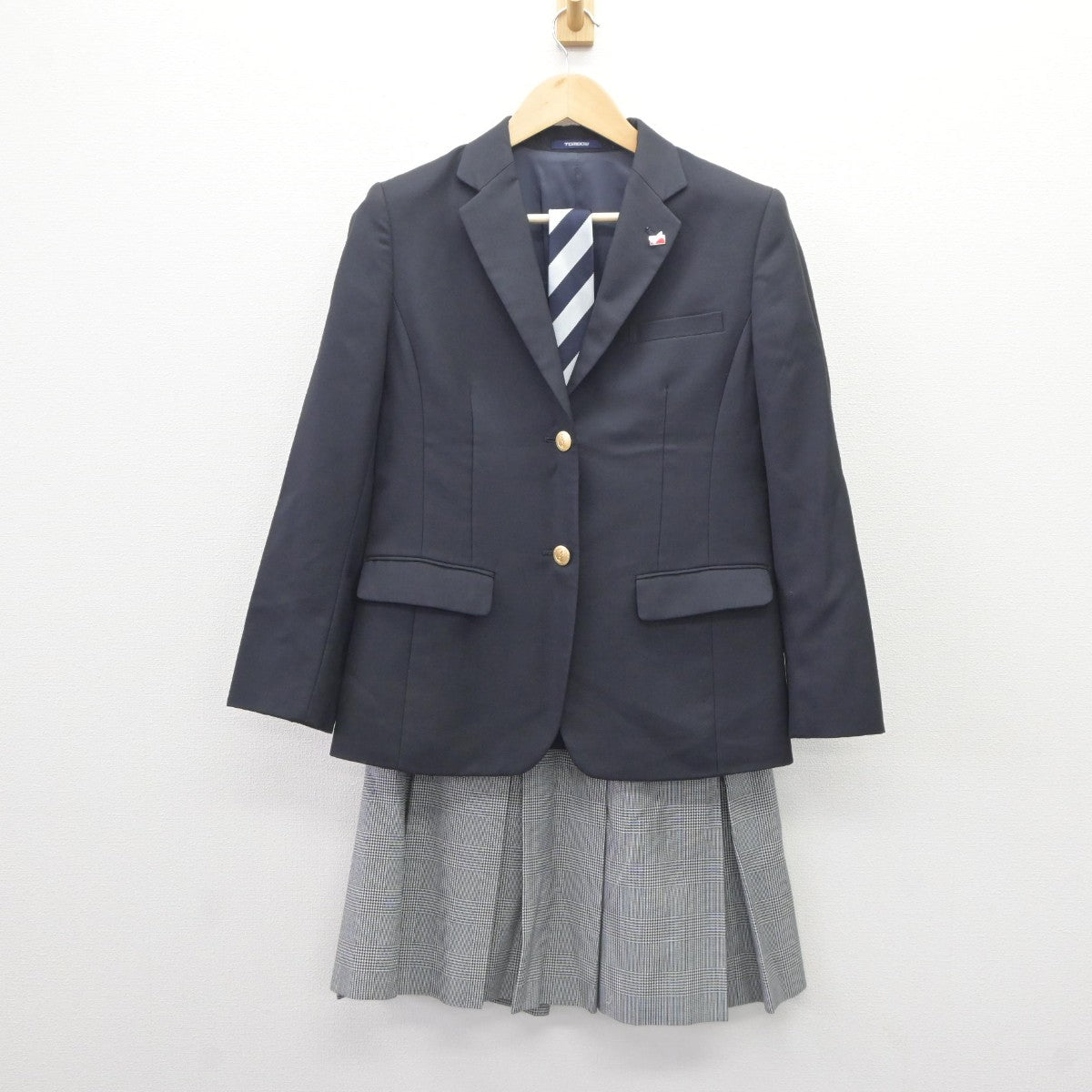 【中古】東京都 城西大学附属城西中学校高等学校 女子制服 3点（ブレザー・スカート）sf035285