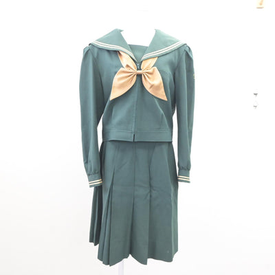 【中古】福島県 須賀川桐陽高等学校 女子制服 4点（ブレザー・セーラー服・スカート）sf035291