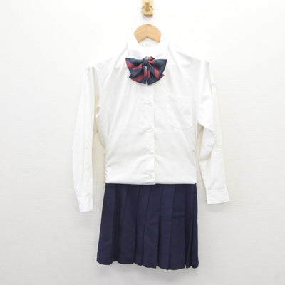 【中古】埼玉県 川越南高等学校 女子制服 6点（ブレザー・ベスト・シャツ・スカート）sf035292