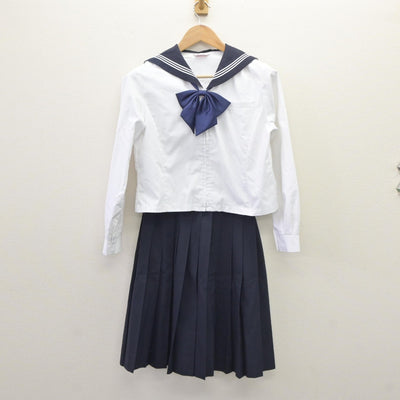 【中古】東京都 佼成学園女子中学高等学校 女子制服 3点（セーラー服・スカート）sf035304