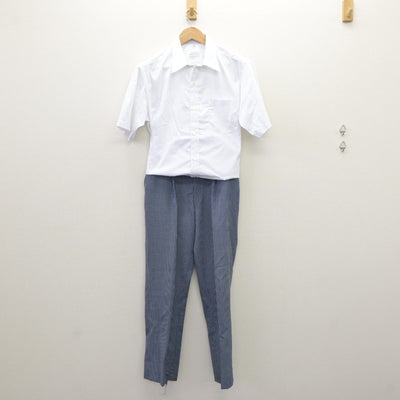 【中古】東京都 東邦高等学校 男子制服 2点（シャツ・ズボン）sf035309