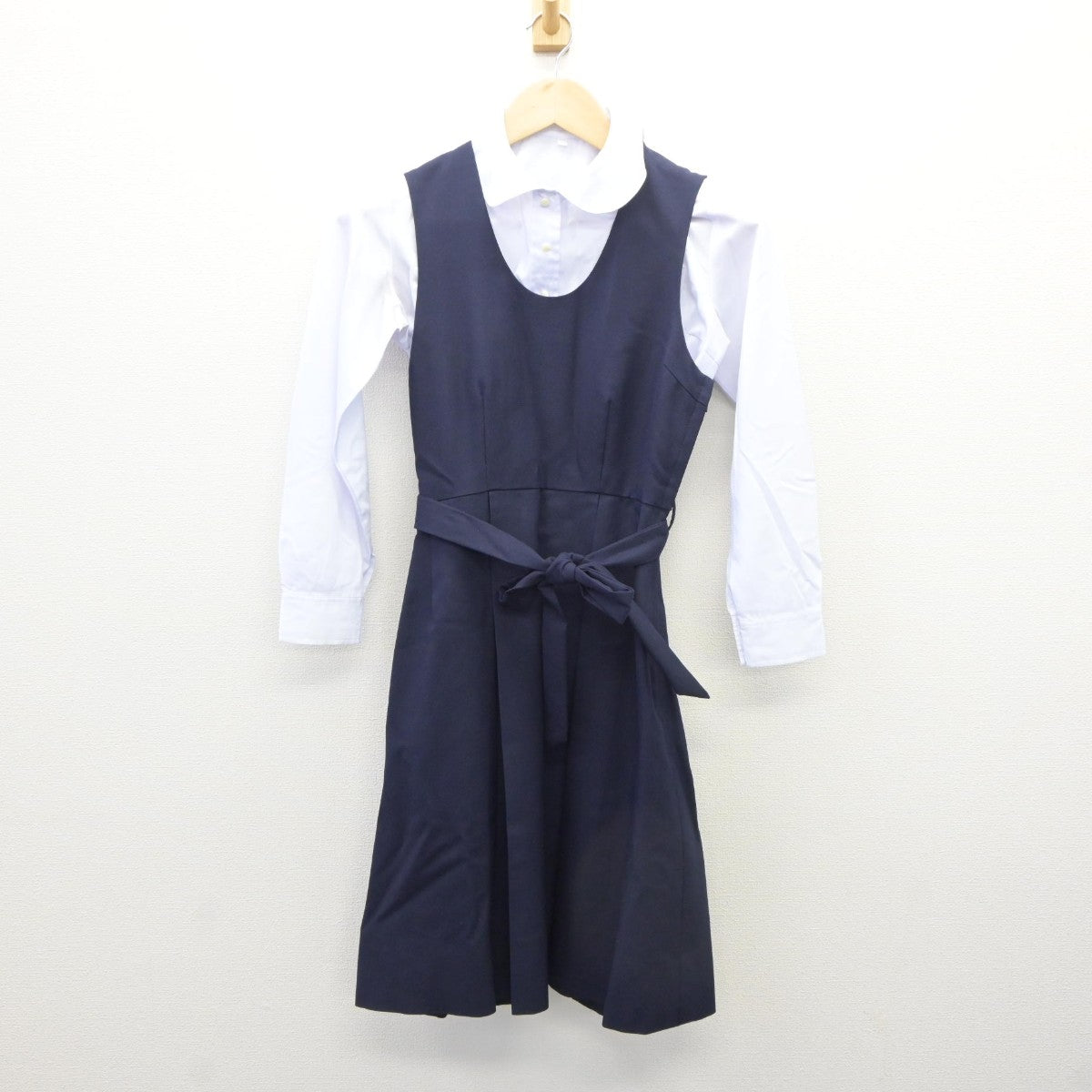 【中古】東京都 桜蔭学園 桜蔭中学校・高等学校 女子制服 3点（ブレザー・シャツ・ジャンパースカート）sf035312