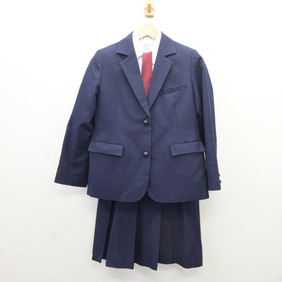 【中古】奈良県 桜井高等学校 女子制服 6点（ブレザー・ベスト・シャツ・スカート）sf035319