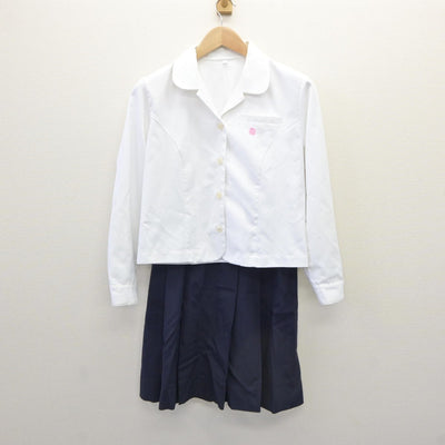 【中古】奈良県 桜井高等学校 女子制服 3点（シャツ・スカート）sf035321