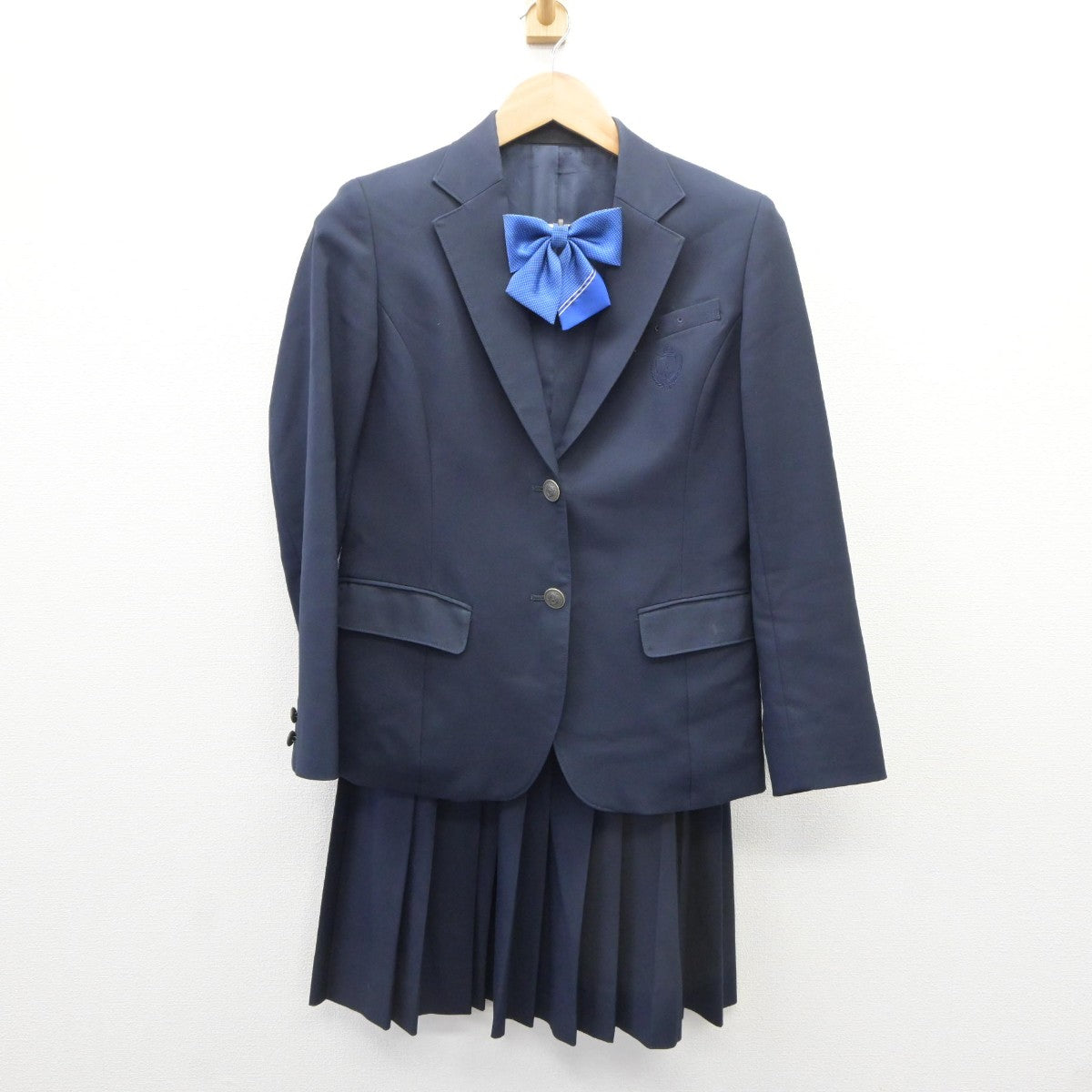 【中古】奈良県 橿原高等学校 女子制服 4点（ブレザー・スカート）sf035323