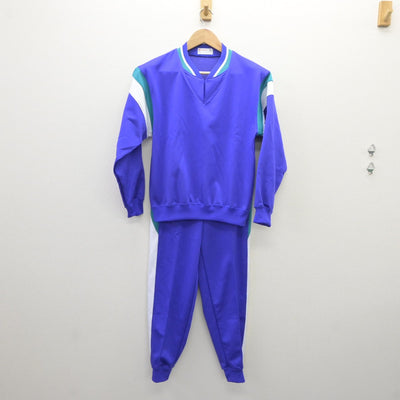 【中古】岡山県 真備東中学校 女子制服 2点（ジャージ 上・ジャージ 下）sf035330