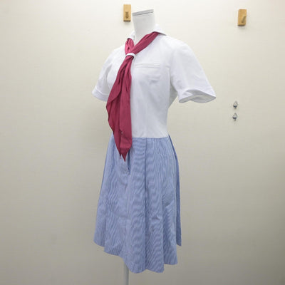 【中古】東京都 女子聖学院中学校 女子制服 2点（ワンピース）sf035351