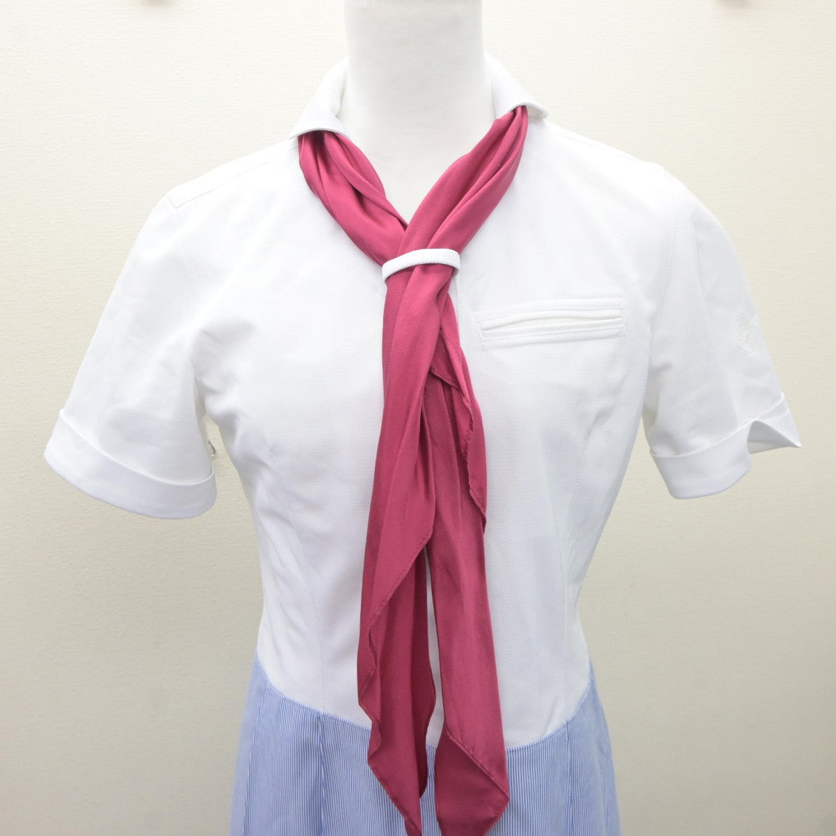 【中古】東京都 女子聖学院中学校 女子制服 2点（ワンピース）sf035351