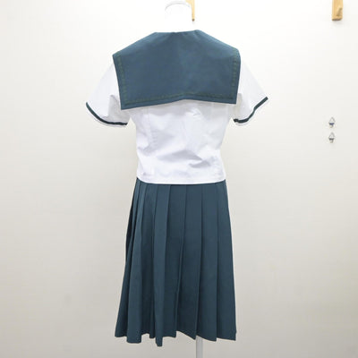 【中古】千葉県 成田国際高等学校 女子制服 5点（セーラー服・スカート）sf035354