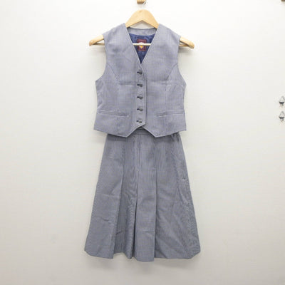 【中古】北海道 陵北中学校 女子制服 4点（ブレザー・ベスト・スカート）sf035355