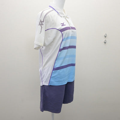 【中古】神奈川県 中山中学校/ソフトテニス部ユニフォーム 女子制服 2点（部活ユニフォーム 上・部活ユニフォーム 下）sf035363