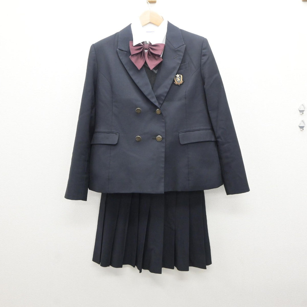 【中古】埼玉県 埼玉栄高等学校 女子制服 5点（ブレザー・シャツ・ニット・スカート）sf035368 | 中古制服通販パレイド