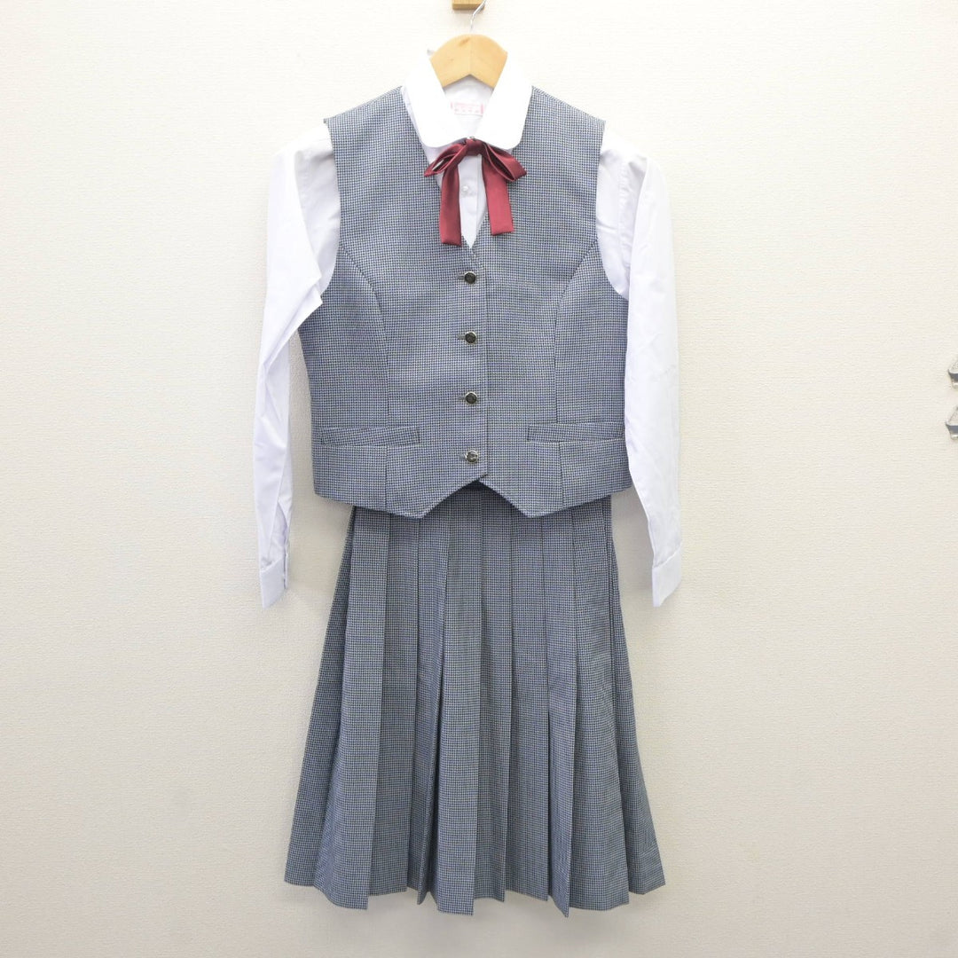 中古】栃木県 宇都宮市立陽東中学校 女子制服 5点（ブレザー・ベスト・シャツ・スカート）sf035392 | 中古制服通販パレイド