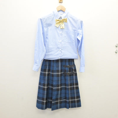 【中古】大阪府 桃山学院高等学校 女子制服 6点（ブレザー・シャツ・スカート）sf035413