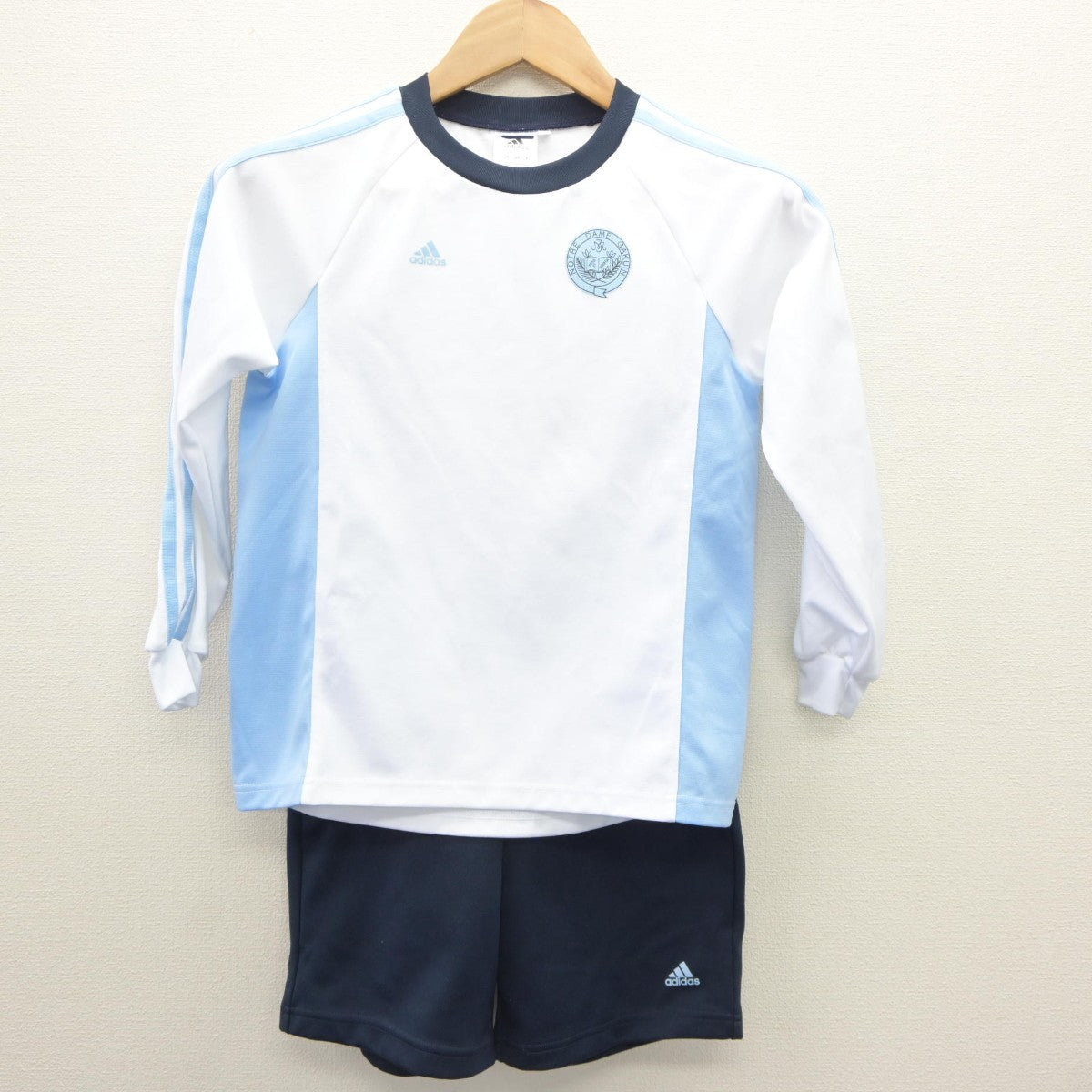 【中古】京都府 ノートルダム学院小学校 女子制服 3点（体操服 上・体操服 下）sf035437