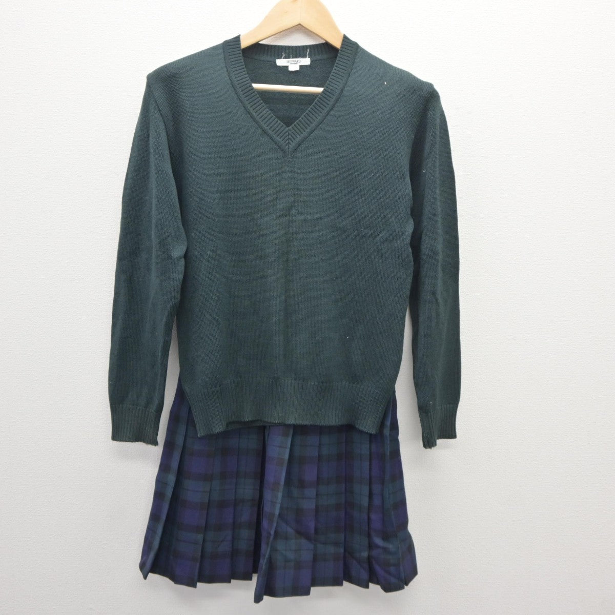 【中古】宮城県 仙台育英学園高等学校 女子制服 4点（ブレザー・ニット・スカート）sf035444