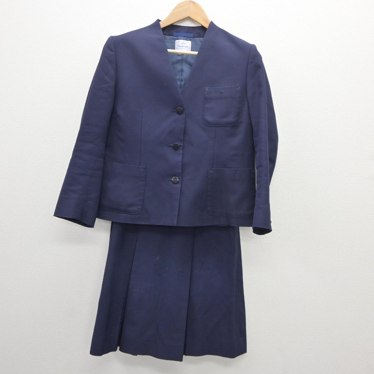 【中古】青森県 弘前中央高等学校 女子制服 2点（ブレザー・スカート）sf035450