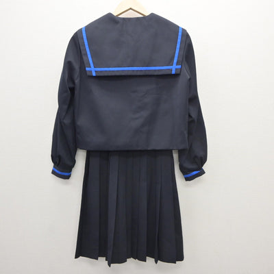 【中古】青森県 弘前市立第五中学校 女子制服 3点（セーラー服・スカート）sf035454