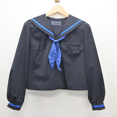 【中古】青森県 弘前市立第五中学校 女子制服 3点（セーラー服・スカート）sf035454