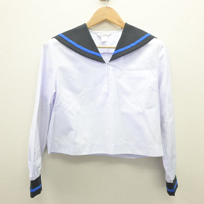 【中古】青森県 弘前第五中学校 女子制服 4点（セーラー服・セーラー服・スカート）sf035455