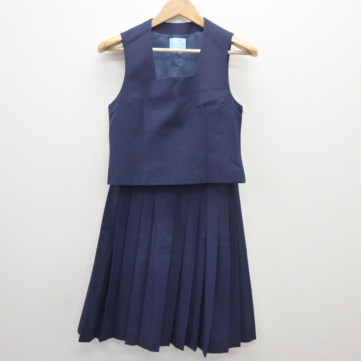 【中古】神奈川県 湘洋中学校 女子制服 3点（ブレザー・ベスト・スカート）sf035467