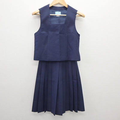 【中古】神奈川県 湘洋中学校 女子制服 3点（ブレザー・ベスト・スカート）sf035468