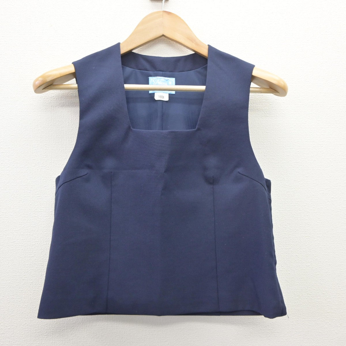 【中古】神奈川県 湘洋中学校 女子制服 2点（ベスト・スカート）sf035471