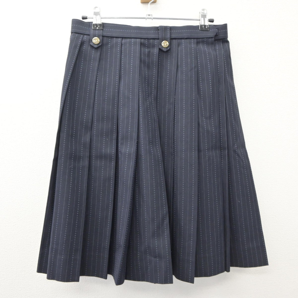 【中古】富山県 氷見高等学校 女子制服 5点（ブレザー・ニット・シャツ・スカート）sf035478