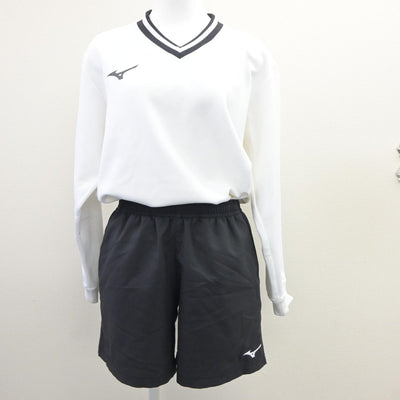 【中古】徳島県 鴨島第一中学校/テニス部 女子制服 2点（部活ユニフォーム 上・部活ユニフォーム 下）sf035489