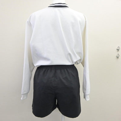 【中古】徳島県 鴨島第一中学校/テニス部 女子制服 2点（部活ユニフォーム 上・部活ユニフォーム 下）sf035489