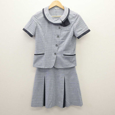 【中古】 事務服 女子制服 3点（シャツ・スカート）sf035508