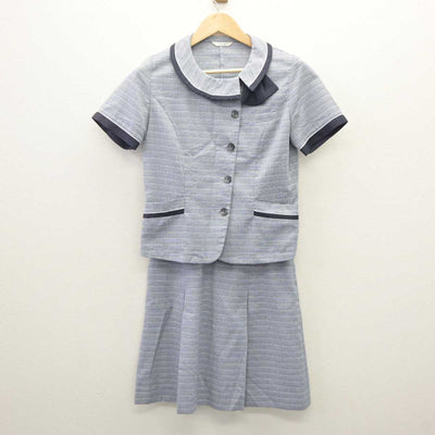 【中古】 事務服 女子制服 3点（シャツ・スカート）sf035509