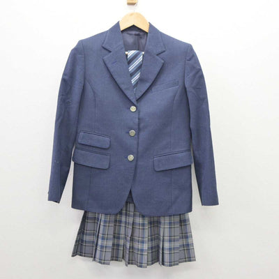 【中古】神奈川県 湘南学院高等学校 女子制服 3点（ブレザー・スカート）sf035511