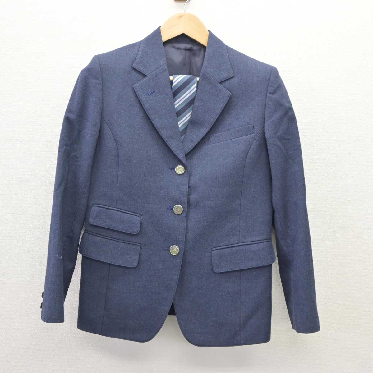 【中古】神奈川県 湘南学院高等学校 女子制服 3点（ブレザー・スカート）sf035511