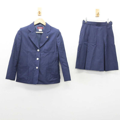 【中古】神奈川県 左近山中学校 女子制服 2点（ブレザー・スカート）sf035512