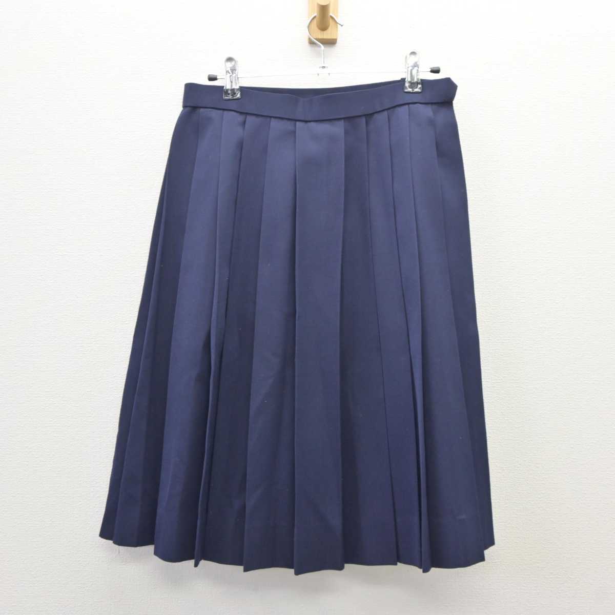 【中古】静岡県 掛川市立西高等学校 女子制服 3点（ブレザー・ニットベスト・スカート）sf035522