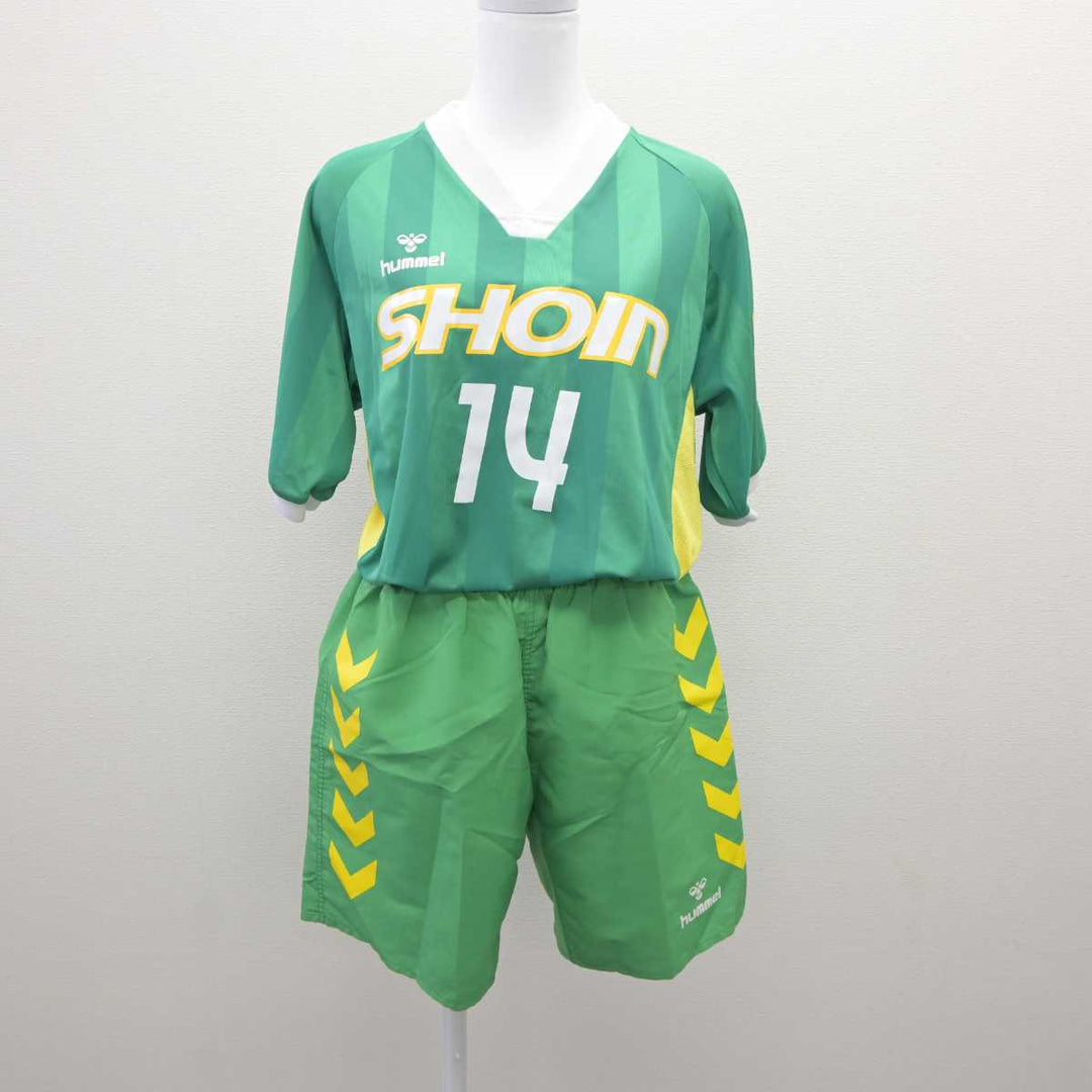 【中古】愛知県 松蔭高等学校/女子サッカー部 ユニフォーム 女子制服 2点（部活ユニフォーム 上・部活ユニフォーム 下）sf035531