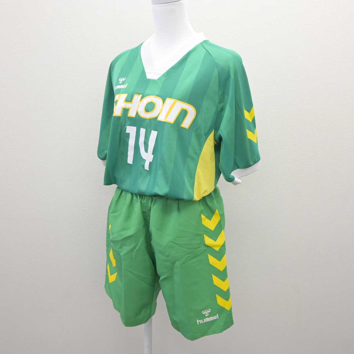 【中古】愛知県 松蔭高等学校/女子サッカー部 ユニフォーム 女子制服 2点（部活ユニフォーム 上・部活ユニフォーム 下）sf035531