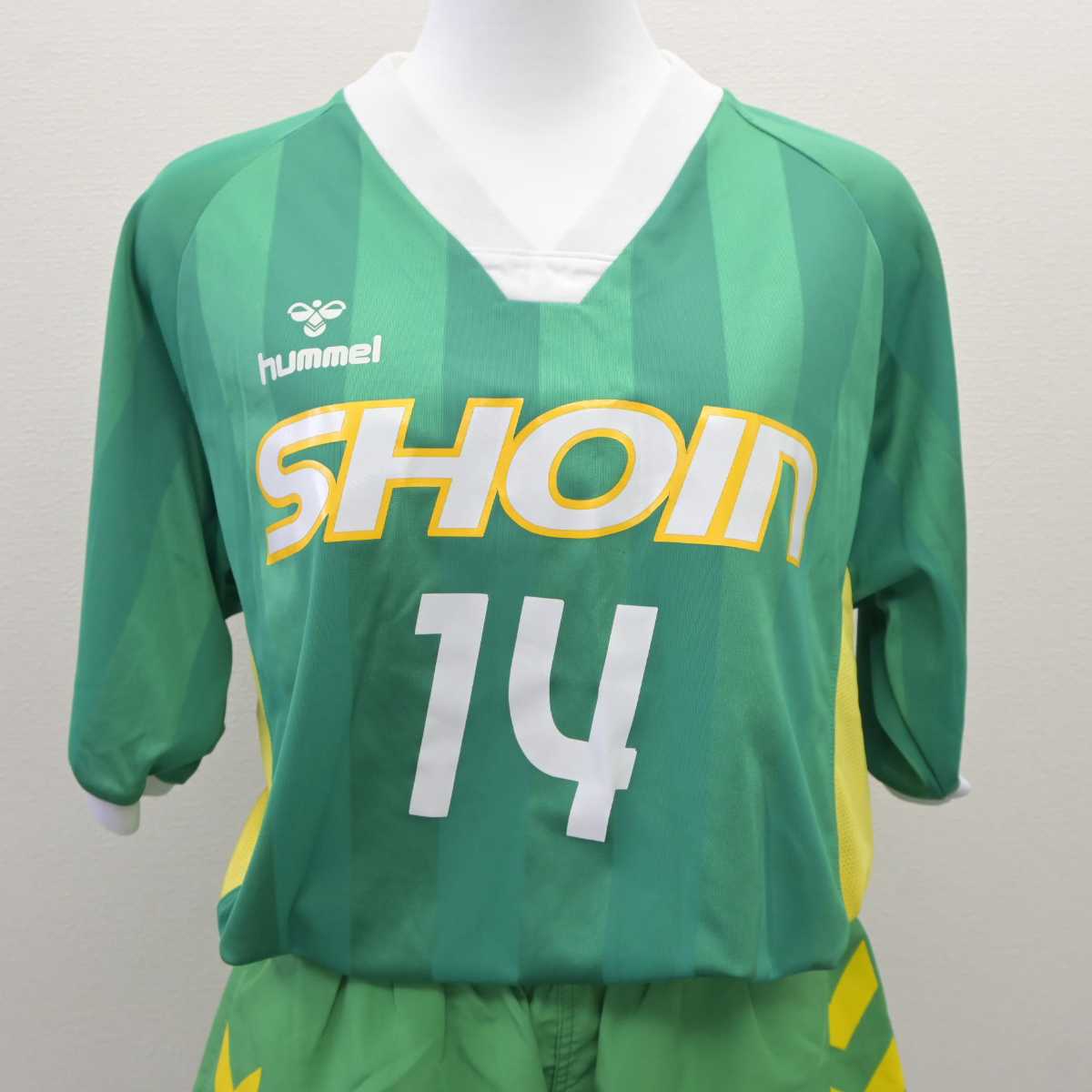 【中古】愛知県 松蔭高等学校/女子サッカー部 ユニフォーム 女子制服 2点（部活ユニフォーム 上・部活ユニフォーム 下）sf035531