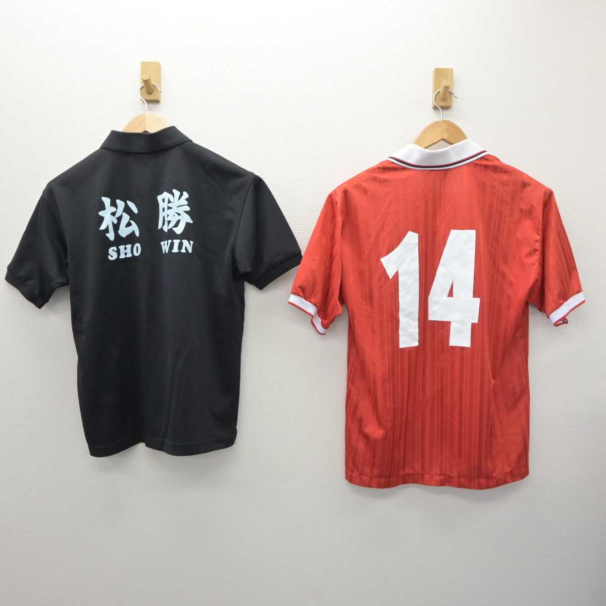 中古】愛知県 松蔭高等学校/女子サッカー部ユニフォーム 女子制服 2点