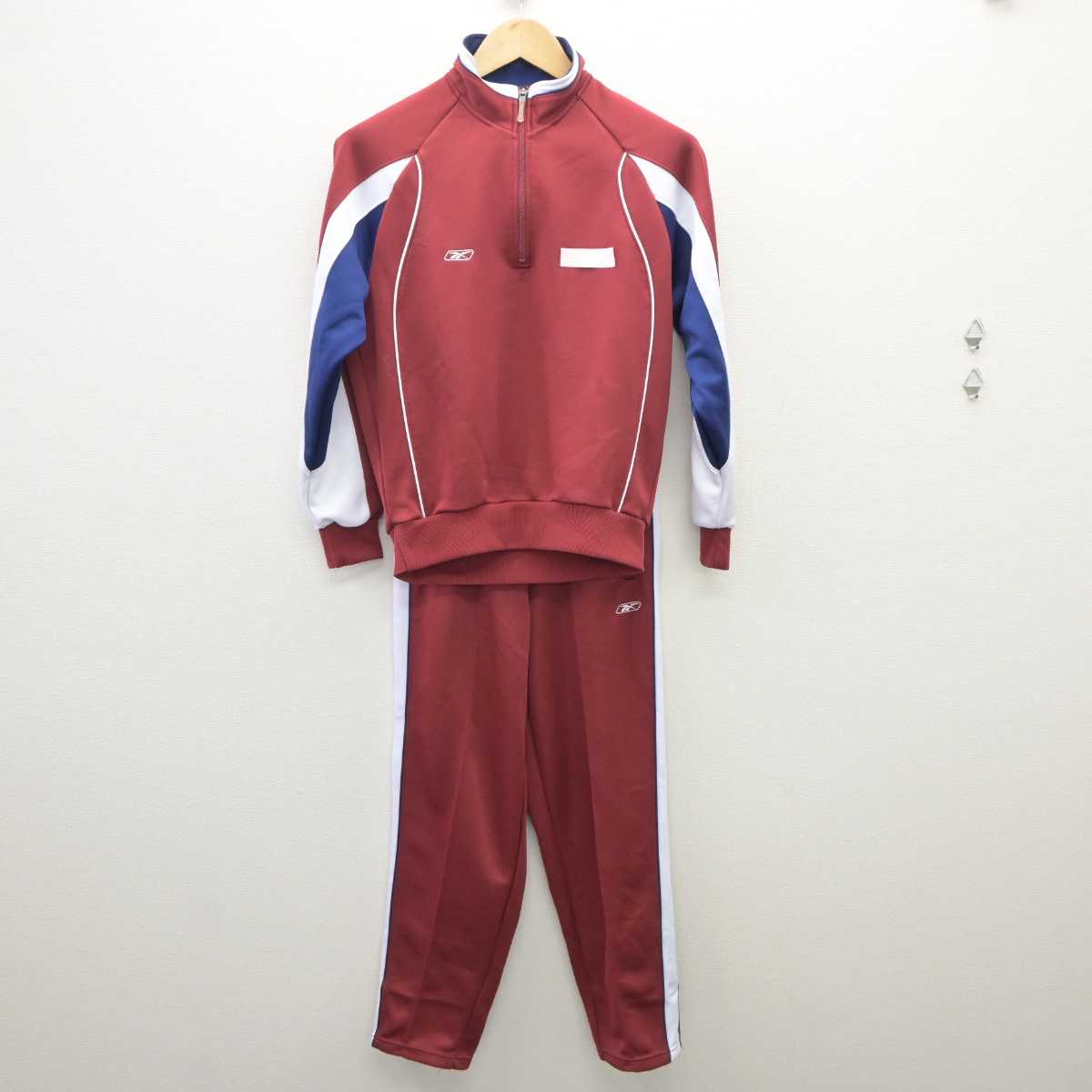 【中古】埼玉県 浦和実業中学高等学校 女子制服 2点（ジャージ 上・ジャージ 下）sf035555