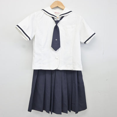 【中古】東京都 東京家政大学付属女子高等学校 女子制服 4点（セーラー服・スカート）sf036002