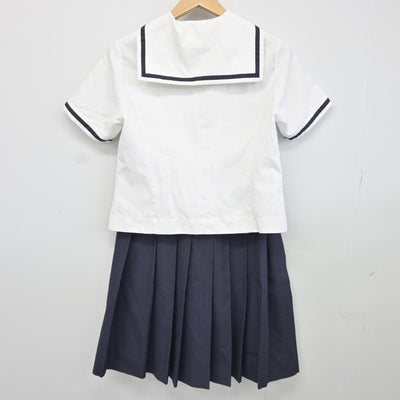 【中古】東京都 東京家政大学付属女子高等学校 女子制服 4点（セーラー服・スカート）sf036002