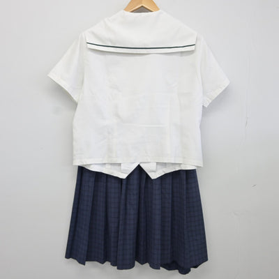 【中古】宮崎県 志和池中学校 女子制服 3点（シャツ・スカート）sf036018