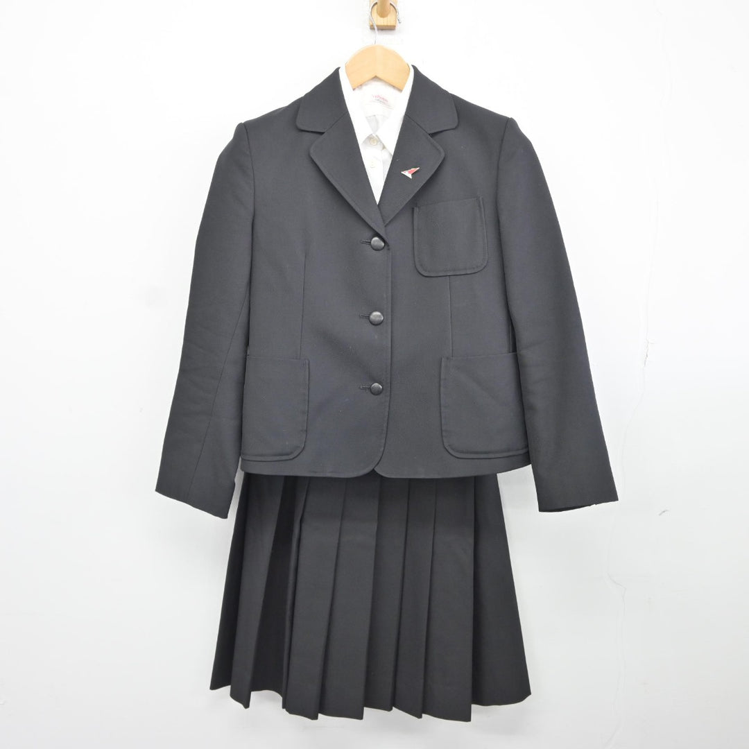 【中古】群馬県 前橋商業高等学校 女子制服 4点（ブレザー・ベスト・シャツ・スカート）sf036035 | 中古制服通販パレイド